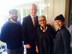 Dan Belmont, Simon Coveney, Darina Allen, Amy Stonionis